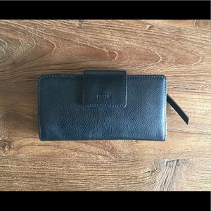 Fossil Black Leather Wallet
